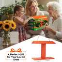 Beslands Oriole Feeders for Outdoor Hanging, 2 Jelly Cups Bird Feeder, Large Capacity with Orange Pegs All in One, Recycled HDPE, Supports Fruit Nectar Seed for Orioles, Baltimore Oriole