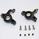 Aluminum Front Steering Knuckle-1PR Set for 1/10 Yeti AX31110 Black