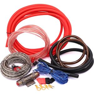4 Gauge Audio Amplifier Installation Wiring Systems KIT,Make Connections and Brings Power to Your Radio,Subwoofers and Speakers