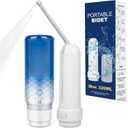 Portable Bidet for Travel 320ML, Rechargeable Handheld Bidet for Women & Men IPX7 Waterproof Toilet Sprayer |Personal Hygiene Sprayer Compact for Postpartum Care (White, 320ML)