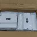 10PCS 6x6 Post Base for Concrete Heavy Duty White E-Coated