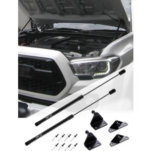 Vepagoo Front Hood Quicklift Plus System Struts fit Toyota Tacoma 2016-2023 Gas Shock Lift Supports Spring, 2Pcs（Requires Drilling ）