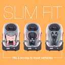 Baby Trend Trooper Slim 3-in-1 Convertible Car Seat, Quartz Pink Slim Fit, 3-in-1 Growth Modes, Lightweight Design, Adjustable Comfort Padding, Manufacture Date 05/20/26