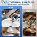Steam Cleaner,2500W High-Pressure Steamer for Cleaning, 15s Fast Heat-Up&1.4L Large Tank,3-Level Adjustable Handle with 14 Accessories,Portable Steam Cleaner for Home,Car,Furniture,Bathroom