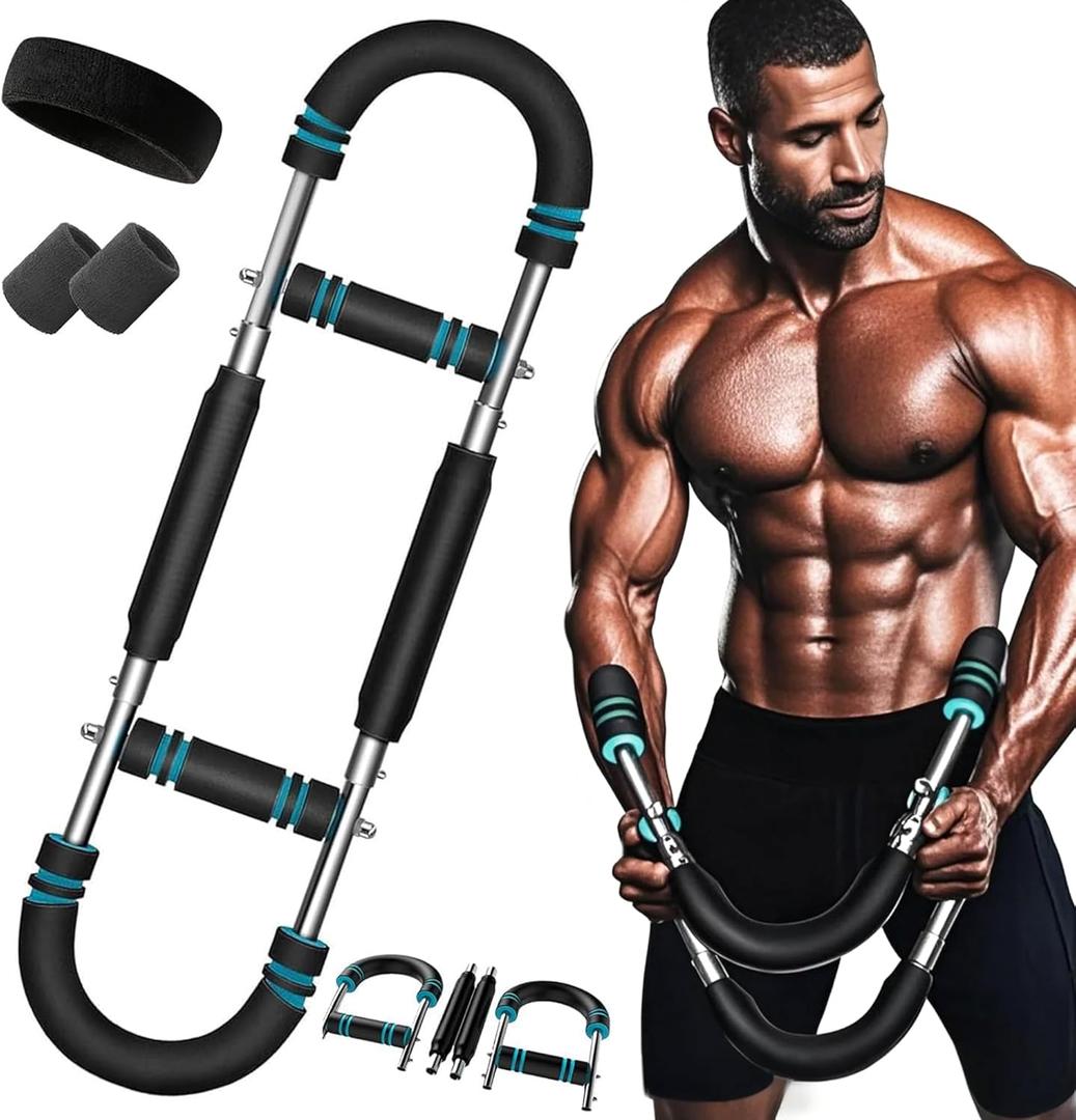 Twister Arm Trainer,Arm Trainer for Men,Chest Workout Equipment,Arm Strength Trainer,Arm Workout Equipment,Chest Exerciser for Men,Arm Twister Exerciser,Upper Body Workout Equipment (Blue 90-110 LBS)