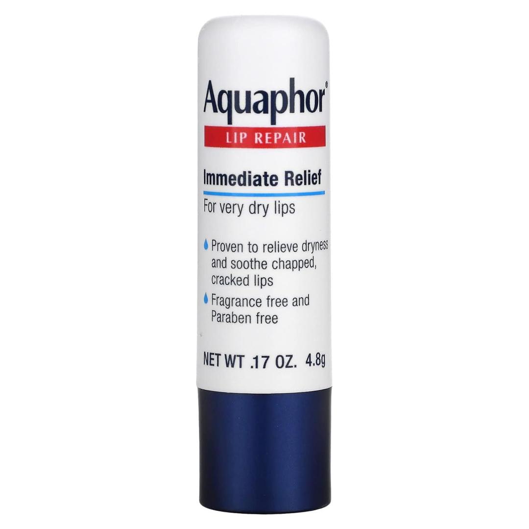 Aquaphor Lip Repair Stick - Soothes Dry Chapped Lips Stick 17 Oz (0.17 Ounce (Pack of 1)