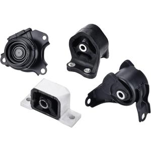 4PCS Engine Motor Mount Kits Compatible with Honda CRV 2.4L 2002-2006 Engine Transmission Motor Mount Replace A4504 A4506 A6596 A6597