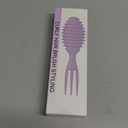 27x7.9x4.2cm Air Cushion Hair Brush, Curly Hair Styling Comb, Detangling Hair Brush, Scalp Massage Hair Comb, Ergonomic Hair Brush for Travel, Lightweight Hair Styling Comb, Gentle Hair Detangler (Violet)