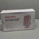 BONTANNY Red Light Therapy, 630/660/810/830/850nm 5 Wavelengths Red Near Infrared Light Device with 60 Dual Chip Clinical Grade LEDs, Remote Control, Timer for Face, Body, Pain Relief, BO-300 (White)