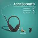 Portable Personal FM Radio Headphones Ear Muffs with Best Reception, Wireless Headset with Radio Built in for Walking, Jogging, Daily Works Powered by 2 AA Batteries (Not Included)