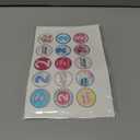 30x 2nd Birthday Cupcake Toppers – Edible Happy Birthday Décor, Wafer Sheet Cake Decorating