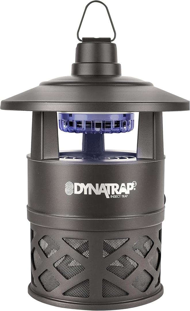 DynaTrap DT160-TUNSR 1/4 Acre Mosquito Trap & Flying Insect Trap  Kills Mosquitoes, Flies, Gnats, Wasps, & Other Flying Insects  Mosquito Zapper & Bug Zapper Outdoor Alternative  Tungsten