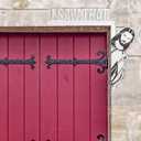 Jesus I Saw That Wooden Door Frame Door Decorations Decor Wall Stickers 8.49" X 7.1"