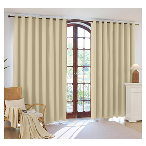 2-Panel-Curtain , 84 Inch Length for Bedroom Living Room, Grommet Thermal Insulated Room Darkening Drapes, Light Blocking Window Treatment Decor,54x84, Beige