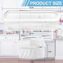 2 PACKS W10321304 Refrigerator Door Shelf by AMI PARTS Fit for Whirl-pool fridge shelf replacement WRS325FDAM02 WRS325FDAM04 WRS325FDAB02 WRS325FDAB06 WRS325FDAD02, Replaces AP6019471 PS11752778