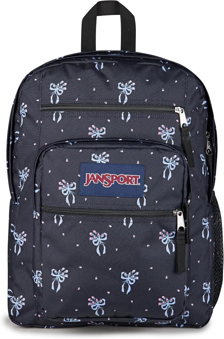 JanSport 34L Big Backpack - 15 Inch Laptop Sleeve, Pastel Petals Black
Large Capacity, Ergonomic S-Curve Straps, Utility Organizer Pockets & Durable Recycled Fabric