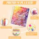 Planner 2026-2027, Large 18 Months Academic Daily Weekly Monthly Planner Yearly Agenda Jan. 2026June. 2027, 7.9" x 9.8", Page Tabs, Separator Page, Pocket Folder, Bookmark, Stickers, Sticky Note Set
