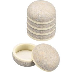 uxcell Furniture Sliders, 8Pcs 1 1/4" - Formed Felt Round Sliding Pads, Chair Glides for Carpeted Tile Vinyl Hardwood Floors (Beige) uxcell Furniture Sliders, 8Pcs 1 1/4" - Formed Felt Round Sliding Pads, Chair Glides for Carpeted Tile Vinyl Hardwood Floors (Beige)