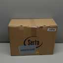 Serta Goose Feather Down Fiber Cotton Comforter King Size - 100% Cotton Duvet Insert - Hotel Luxury Hypoallergenic Bedding Comforter Extra Warmth 106 x 90 Inch White