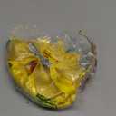 3 Pcs Princess Rose Crown Tiara Hair Bow Yellow Gloves Women Dress Up Party Costume Accessories