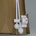27 INCHES Crib Mobile Arm, 360 Rotating Mobile Arm for Crib,White Wooden Mobile for Crib, Adjustable Crib Accessories Safe Anti Slip Set,Mobile Holder for Crib,Nursery Cloud Design