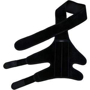 Black Dog Knee Brace 3.9 in, M Size Adjustable Leg Protector for Pet, Hind Leg Support, Dog Joint Recovery, Hind Leg Lick Protection