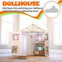 3 x 12 Pcs Miniature Dollhouse Trim Dollhouse Accessories 3 Styles on 1: 12 Scale 16'' Long Wooden Trims Finishing Corner (Modern Slimline)