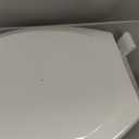 Highcraft W4TSPE Elongated Plastic Toilet Seat Slow Close ? Easy Remove, White