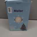 Malier Christmas Tree Collar, 36 Knit Xmas Tree Collar, Christmas Tree Collars for Artificial Trees, 11" Extra Tall Tree Stand Base Cover Ring Skirt for 8 ft 11 ft Tree (White, 11''H  36" W)