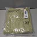 Dokotoo Womens Corduroy Button Down Shirts Boyfriend Long Sleeve Oversized Blouses Tops (Green, S)