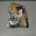 Adjustable Harness - Style Dog Shoes with Reflective Strips, Anti - Slip & Waterproof Paw Protection for All Seasons (L)