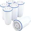 Upgraded Water Filter Replacement for Zero Pitcher and Dispenser ZR-001 ZR-004 ZP-006 ZR-017, Multi-Stage Filter System, Effectively Reducing Lead, Chromium, PFOA, and PFOS, Pack of 6, By DESENRUIS