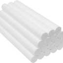 Crafjie Foam Cylinders for DIY Crafts and Arts Supplies (0.9 x 10in, 18 Pack), White Polystyrene Foam Rods for Modeling, Craft Supplies, DIY Home Craft Project