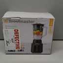 Toastmaster 400 Watt Blender with 48 oz Glass Jar - For Fruit Smoothies, Shakes & More - Powerful Kitchen Blender with Multiple Speeds - Stainless Steel Blades