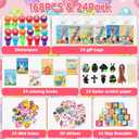 192 Easter Party Favors for Kids, 24 Pack Coloring Books Set Toys Bulk for Classroom Gifts Prizes, Easter Goodie Bags Stuffers Fillers for Boys Girls Student Party(coloring books set)