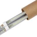 LightWise 4-Pack T5 46" LED Grow Tubes, 28W/36W/42W, 5500K Full Sun White Light, Fluorescent Replacement (28, Watts)