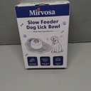 Anti-Slip Slow Feeder Dog Bowl and Lick Mat with Rolling Ball