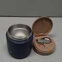 15.2oz Kids Thermo for Hot Food  Vacuum Insulated Food Jar with 316 Stainless Steel Interior, Leakproof Wide Mouth Soup Thermos for School Lunch (Navy)