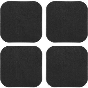4Pcs Treadmill Mats, Coolrunner High Density Equipment Pads Noise Reduction for Floor Protection, Washing Machine Pads, Anti Vibration Rubber mats for Stationery Bike, Rowing Machine, Home Gym Station