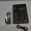 Electric Air Duster with Flashlight,180000RPM Compressed Air Duster Turbo Fan(10000mAh),Multipurpose Jet Fan,Electric Air Blower Duster with Assist Lighting, High-Speed Air Blower with 4 Gear-Black