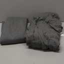 Amazon Basics 2 Piece Bed Sheet Set, 100% Cotton Jersey, Includes Super Soft, Flat and Fitted Sheets, Pillowcase, Queen, Dark Gray, Solid