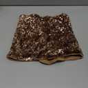 MakeMeChic Women's Sequin Sparkly Mini Skirt Low Waist Bodycon Party Night Out Skirts (Gold), XS 