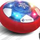 ActiveMVP Kids Toys Rechargeable Hover Soccer Ball with Red Blue 2 Motivational Wristbands - Indoor Soccer Game LED Light Up Kick Disc Foam Bumper - Gift for Toddlers Boys Girls Age 3 4 5 6 7 8 9 11+