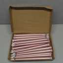 Macarrie 24 Packs Flameless Taper Candles Battery Operated Fake 11 Inch Long Candle Light LED Flameless Candlesticks Flickering Tapered for Wedding, Halloween, Christmas (Rose Gold)