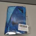 Womens 3 4 Sleeve Blouse Long Sleeve Business Casual Tunic Tops V Neck Work Tops Textured Dressy Casual Shirts (Blue, L)