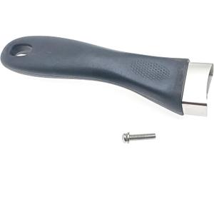 LBTOD 2 Pcs Bakelite Pot Handles Universal Scald-Proof Long Handle Grip with screw and gasket Replacement Accessories