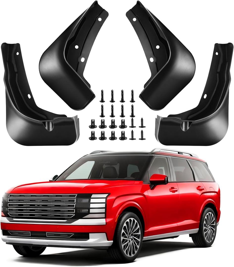 Mud Flaps for Hyundai Palisade 2026 2025,All-Weather Mud Guard Front Rear Splash Guards for Calligraphy Accessories,No Drilling Required 4PCS Fender Tire ProtectorOnly for Calligraphy