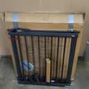 DEARBB Triple Lock Baby Gate for Stairs Doorways and House 31" to 86" Extra Wide Pressure Mounted Easy Walk Through Auto Close Safety Pet Gate Black 76.77-86.22"