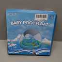 Baby Pool Float with Canopy Removable UPF50+ UV Sun Protection, Third-Generation Upgraded Baby Swimming Float, More Stable Baby Swimming Pool Float, Suitable for Babies Aged 10-36 Months Float (XL)