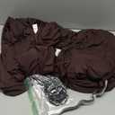 TAOCOCO Recliner Sofa Slipcover, 3 Pieces Polyester Fabric Stretch Sofa Covers for 3 Seat Reclining Couch, Soft Washable Furniture Protector with Pockets (3 Seat, Coffee)